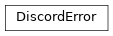 Inheritance diagram of discordapi.exceptions.DiscordError